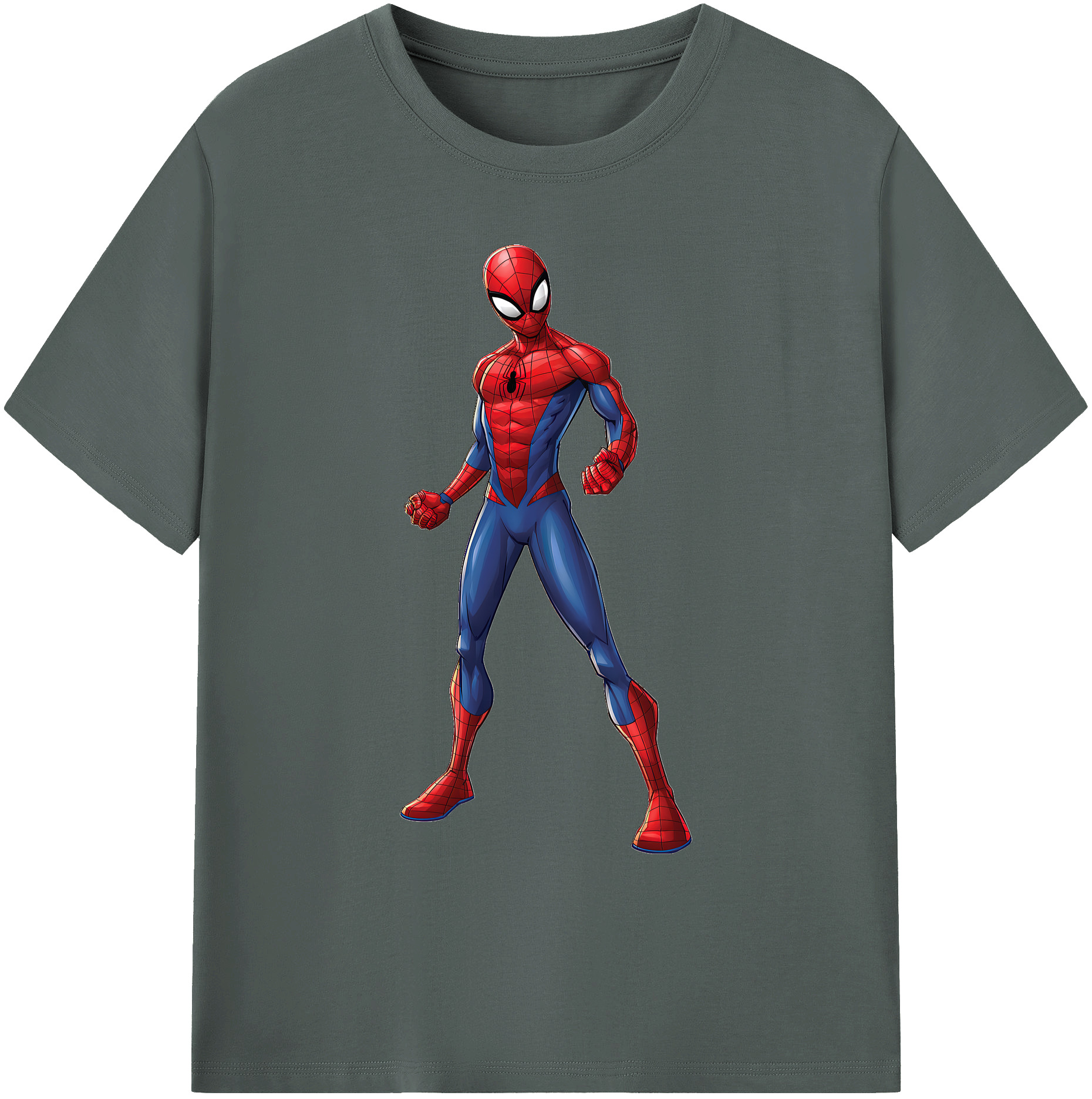 （画像用） Spider Man スパイダーマン 綿100％ メンズ半袖Tシャツ｜肌触りやわらか＆通気性
